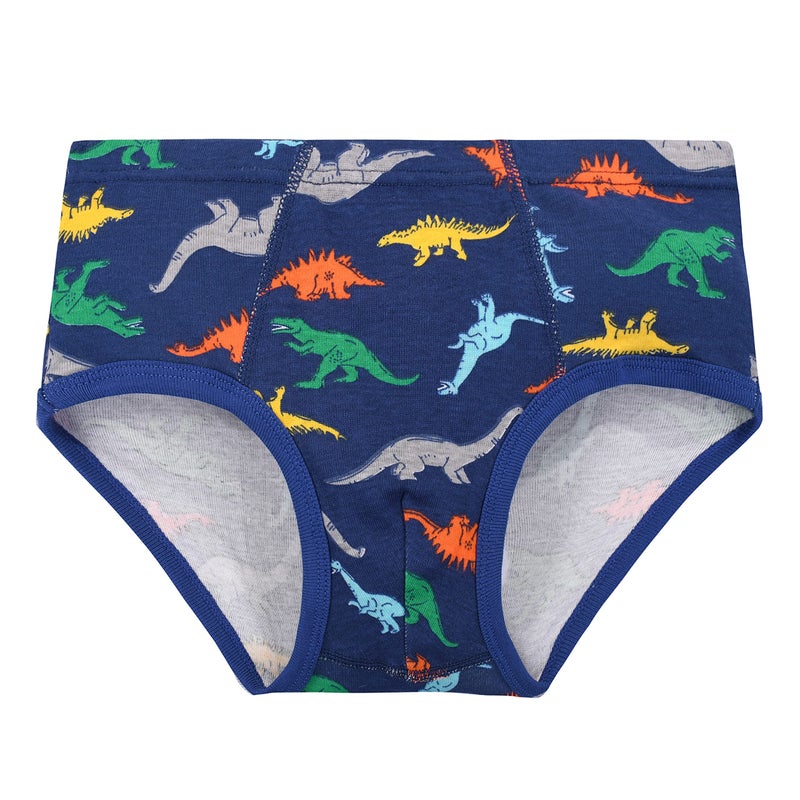 Cczmfeas Boys All Cotton Briefs Underwear Toddler Panties Pack of 6 (9-10 Years, B) - Image 2